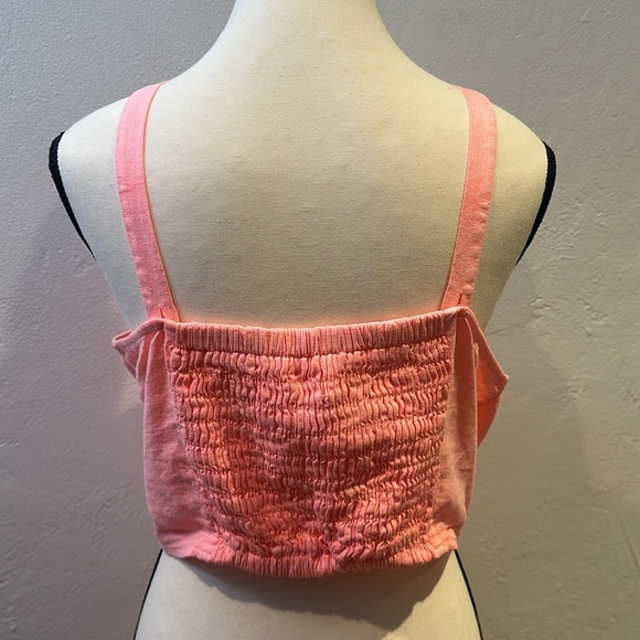 Universal Thread Target Coral Tank Multi Strap Wear Tie Front Size Large - Picture 3 of 4